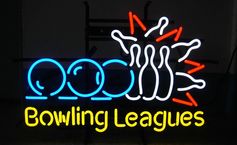 Neon Bowling Sign
