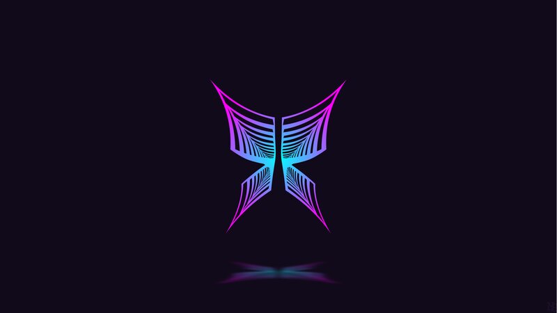 Neon Butterfly Logo