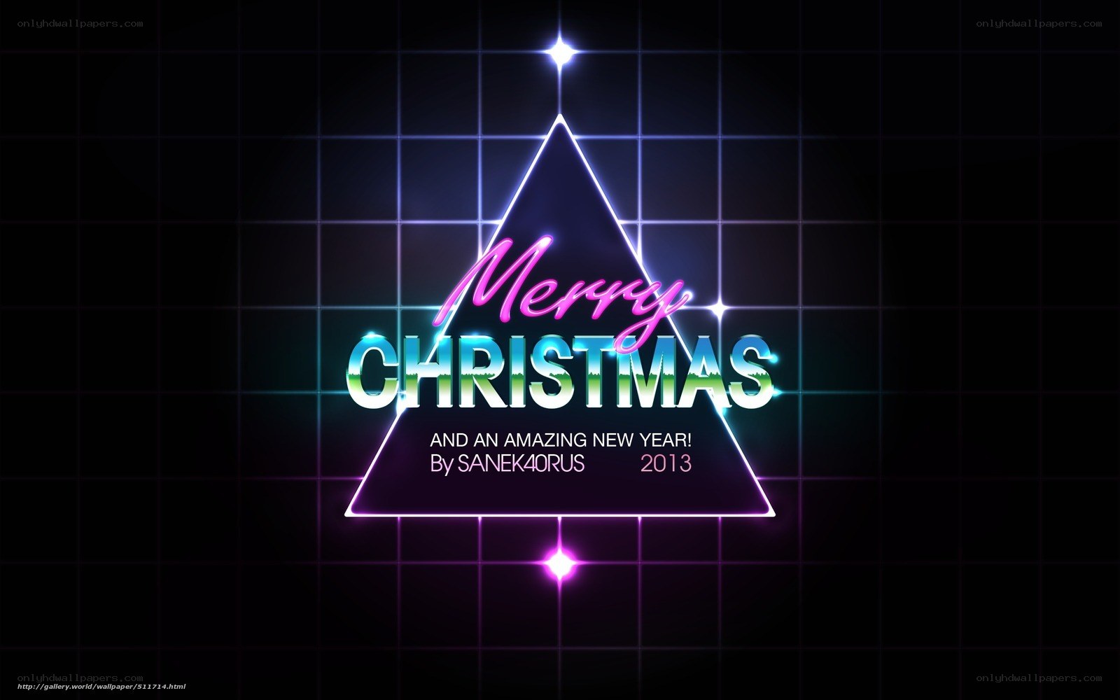 Neon Christmas Greeting