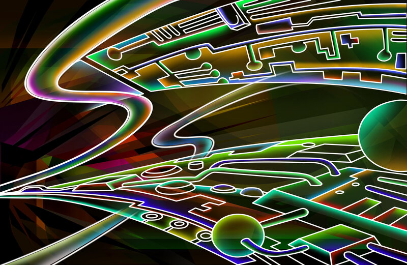 Neon circuit board design