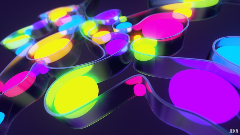 Neon-colored Tubes