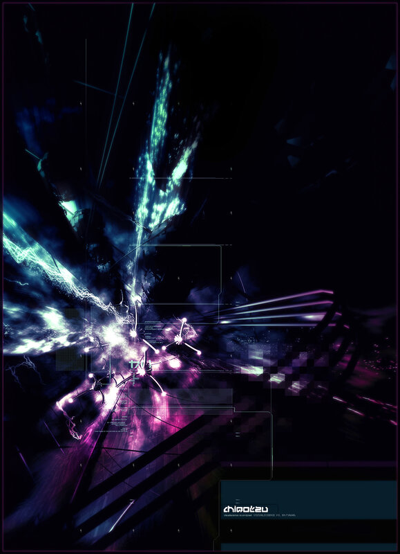 neon cyberpunk energy burst