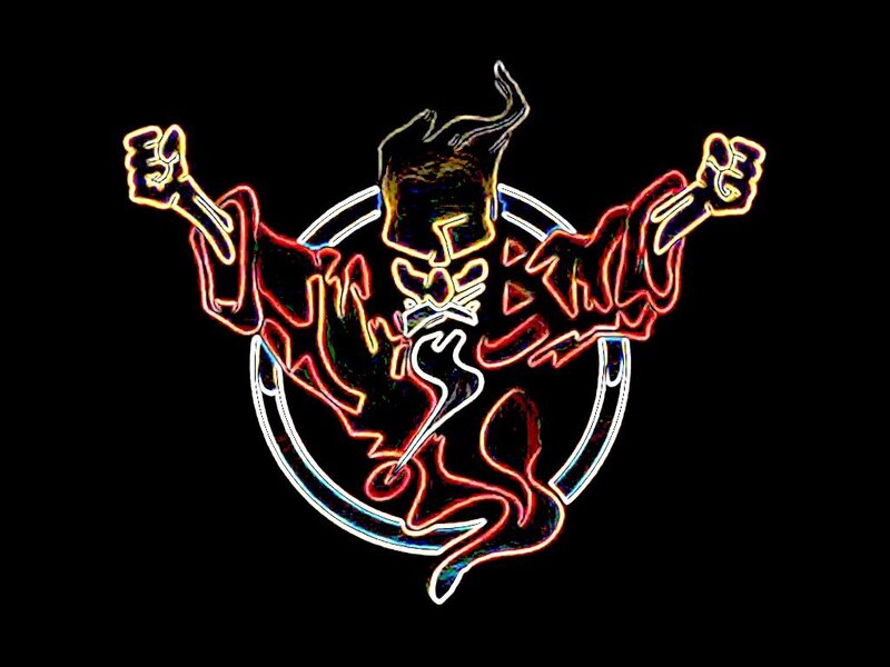 neon devil logo