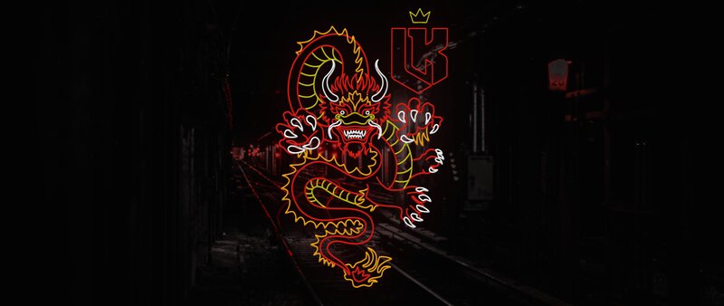 Neon Dragon Sign