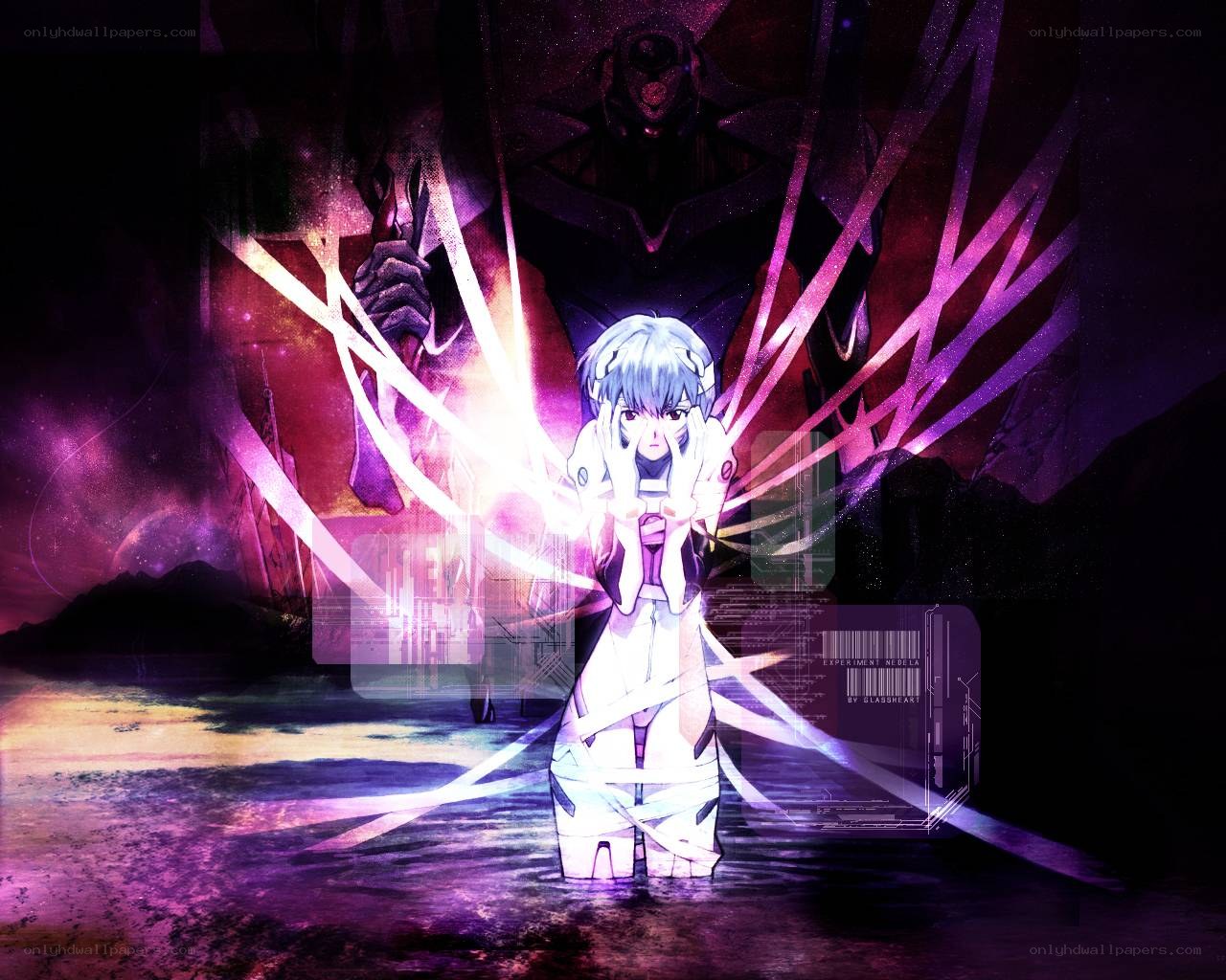 Neon Evangelion scene