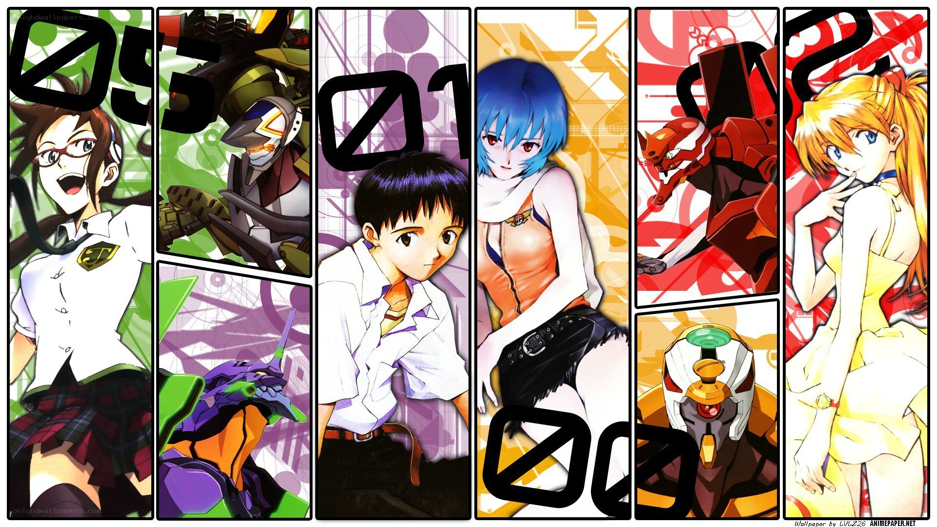 Neon Genesis Evangelion collage