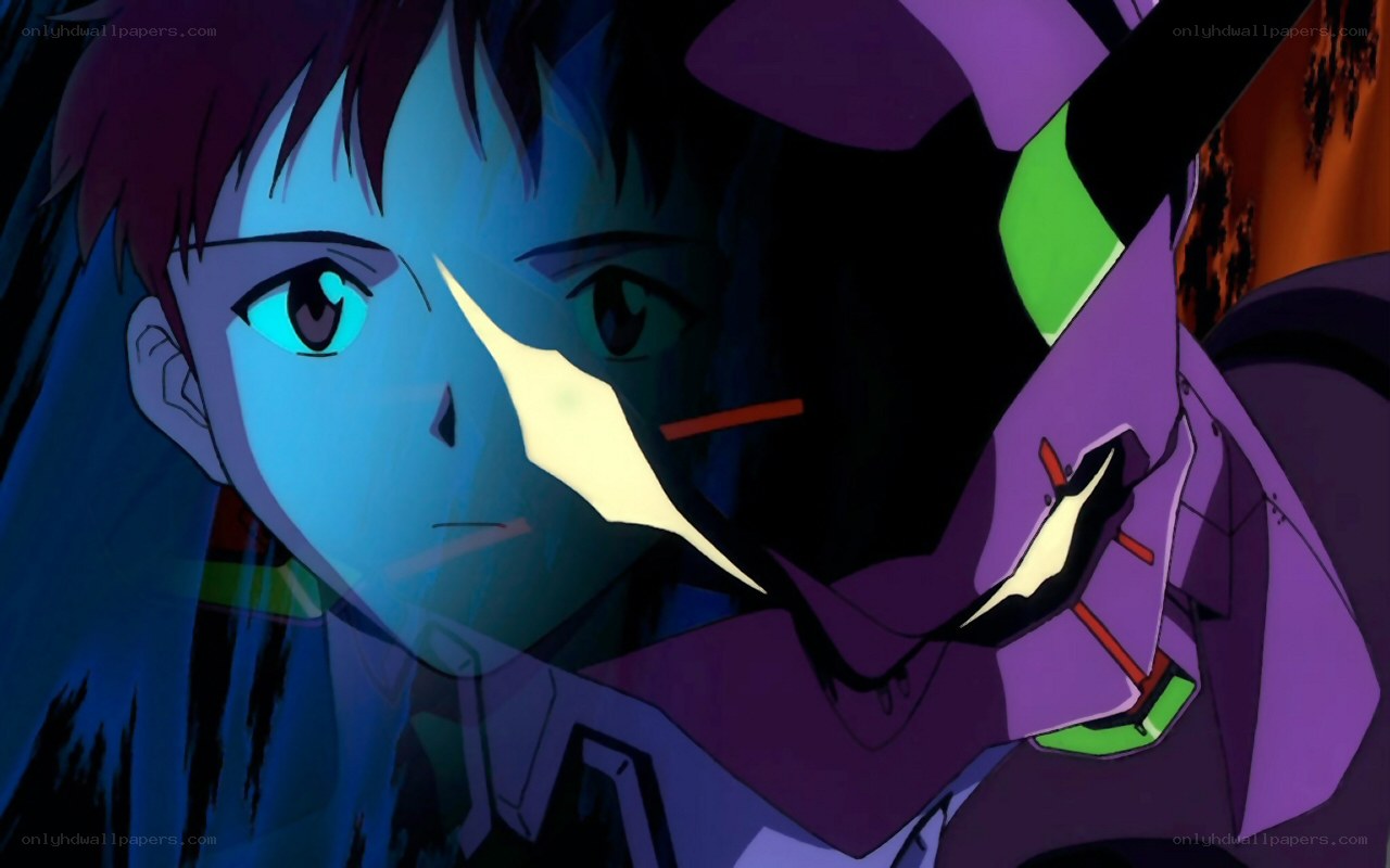 Neon Genesis Evangelion scene