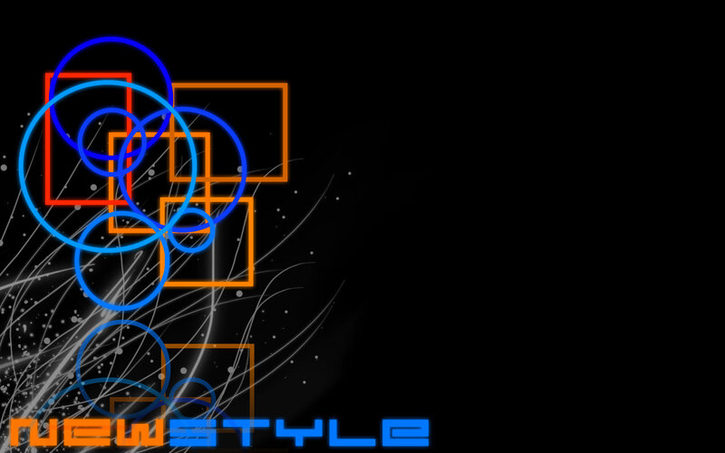 neon geometric design