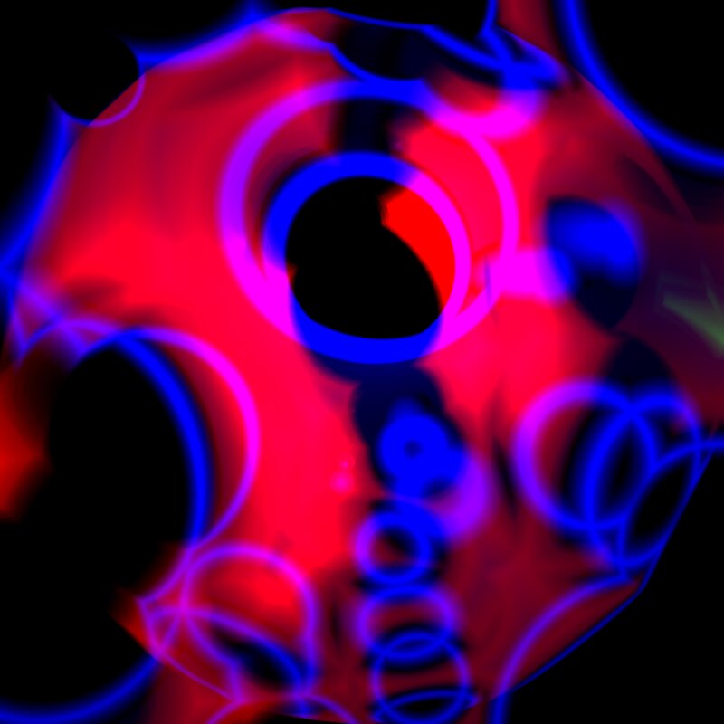 Neon Glowing Rings