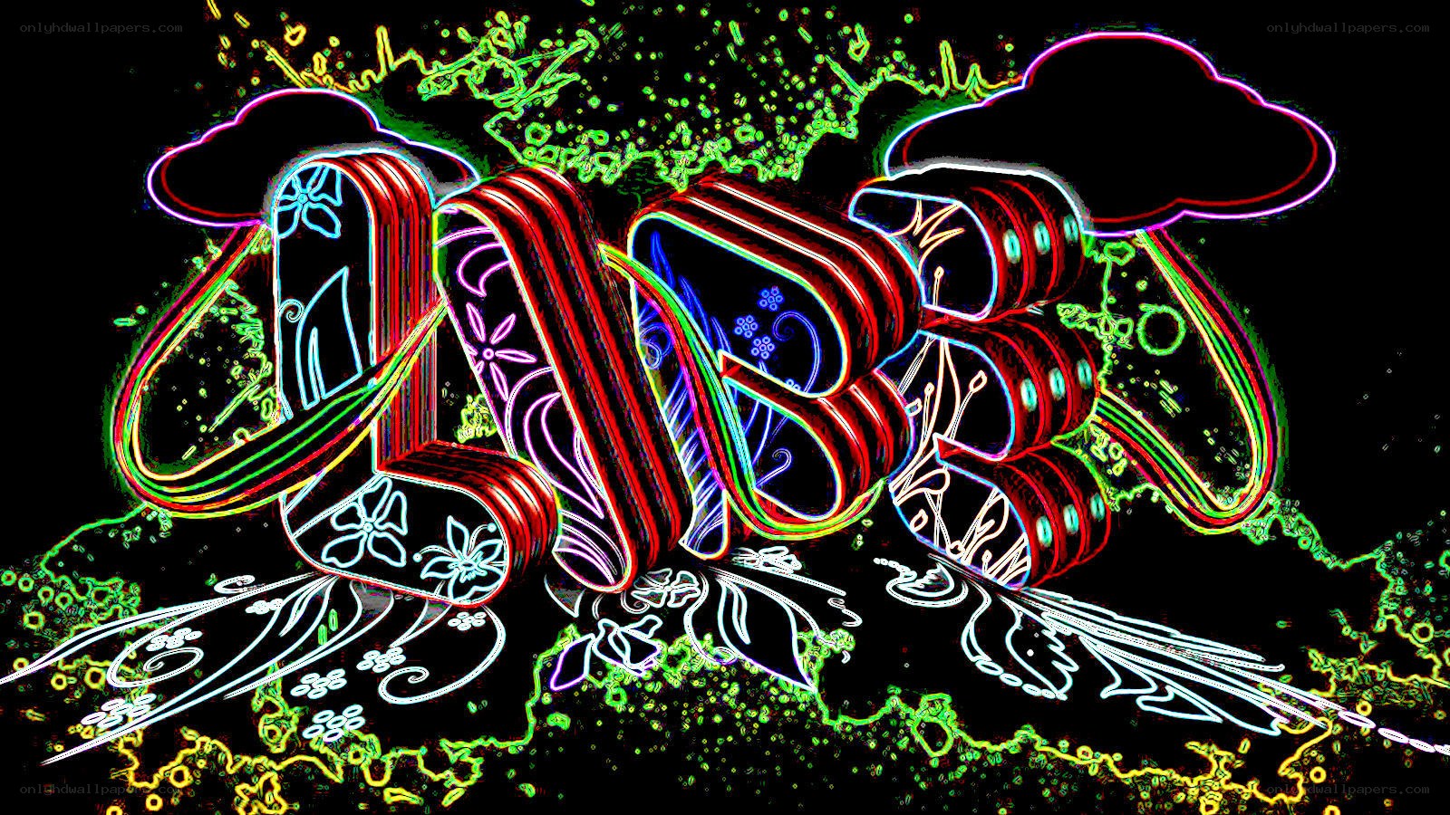 neon graffiti art