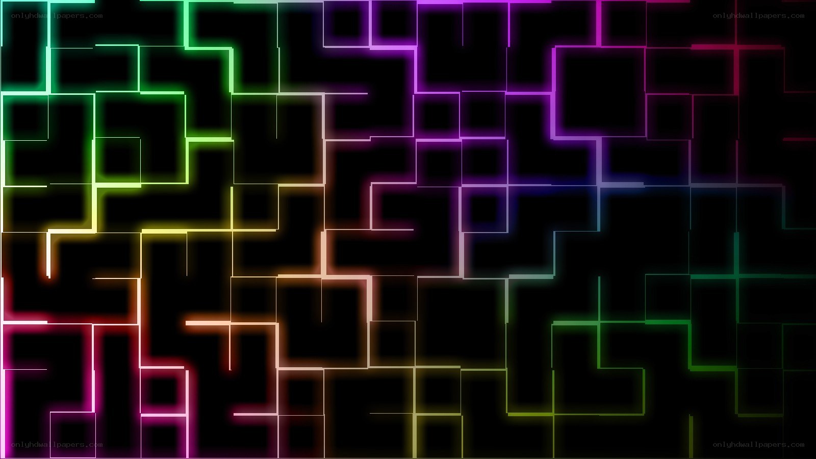 neon grid pattern animation