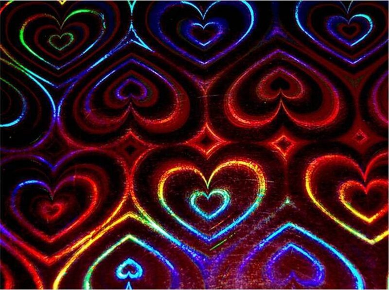 Neon Heart Pattern