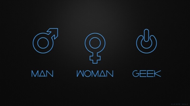 Neon Icons on Dark Background