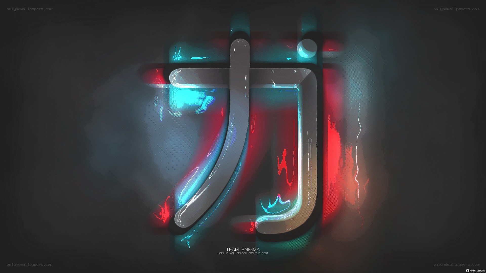 Neon Japanese character design