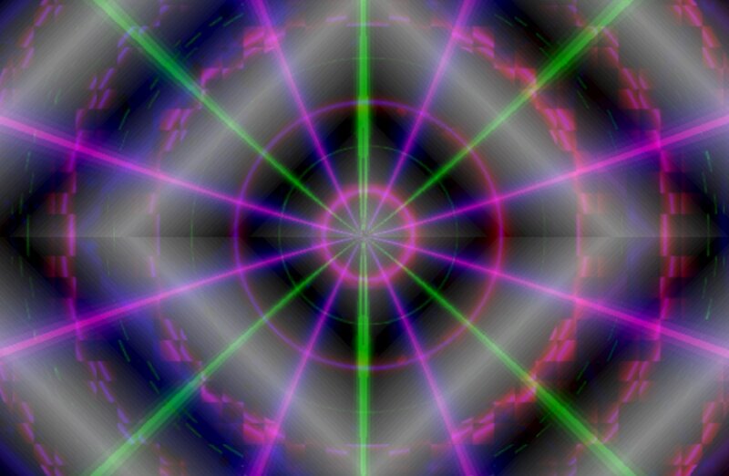 Neon Laser Light Display