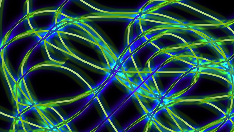 Neon light abstract pattern