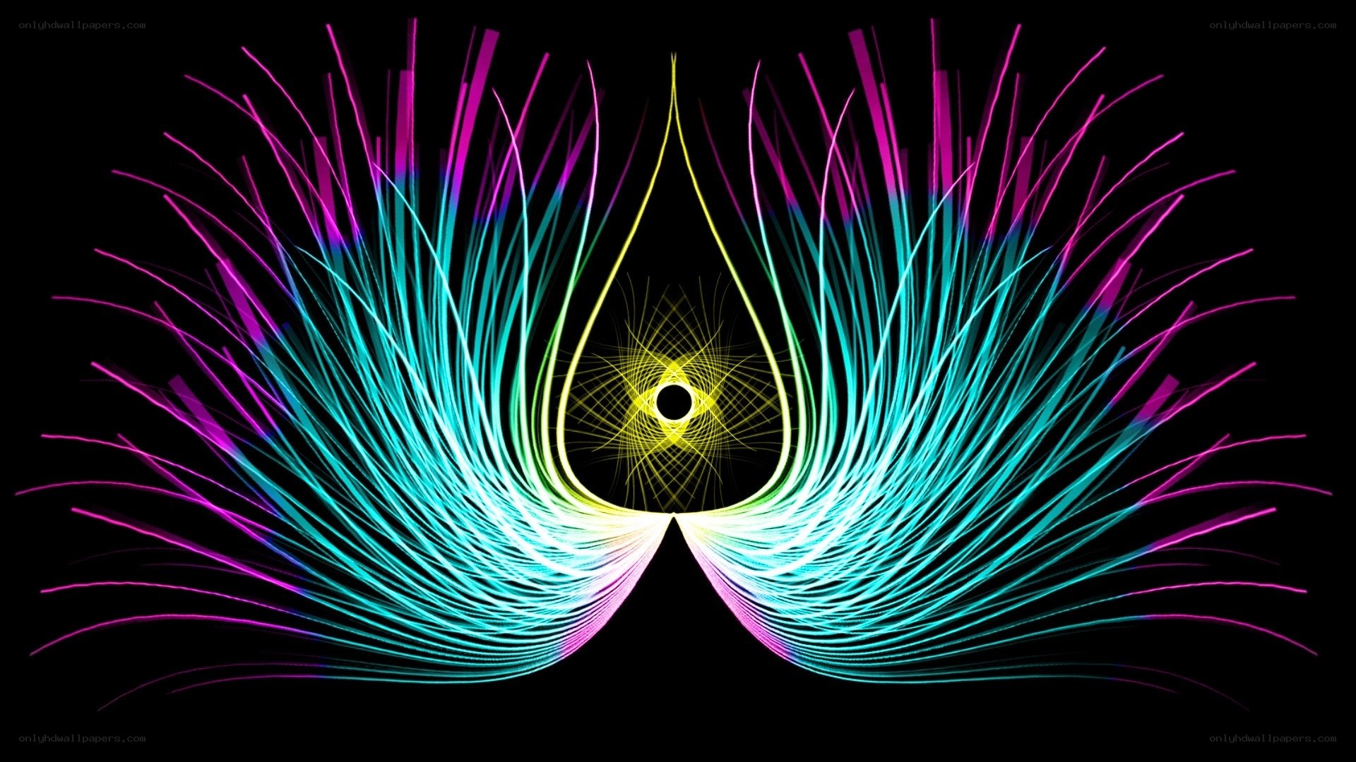 Neon light art design