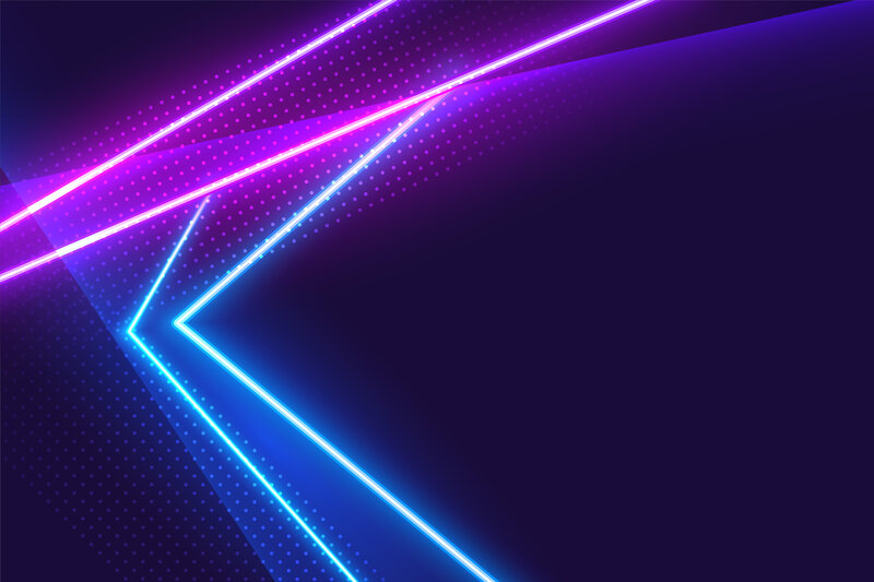 Neon Light Lines — Purple, Futuristic