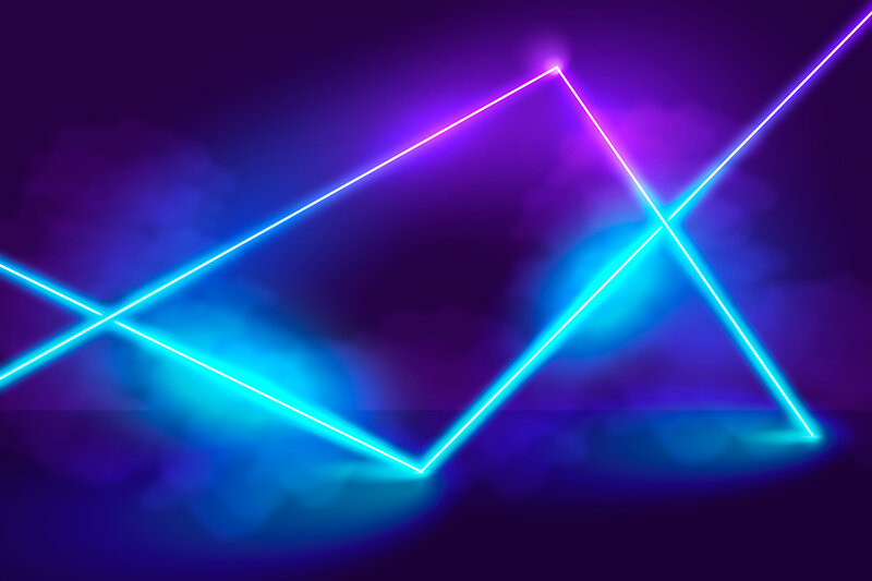 Neon Light Lines — Purple
