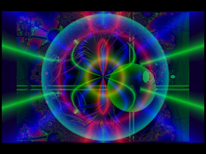Neon Light Patterns — Green
