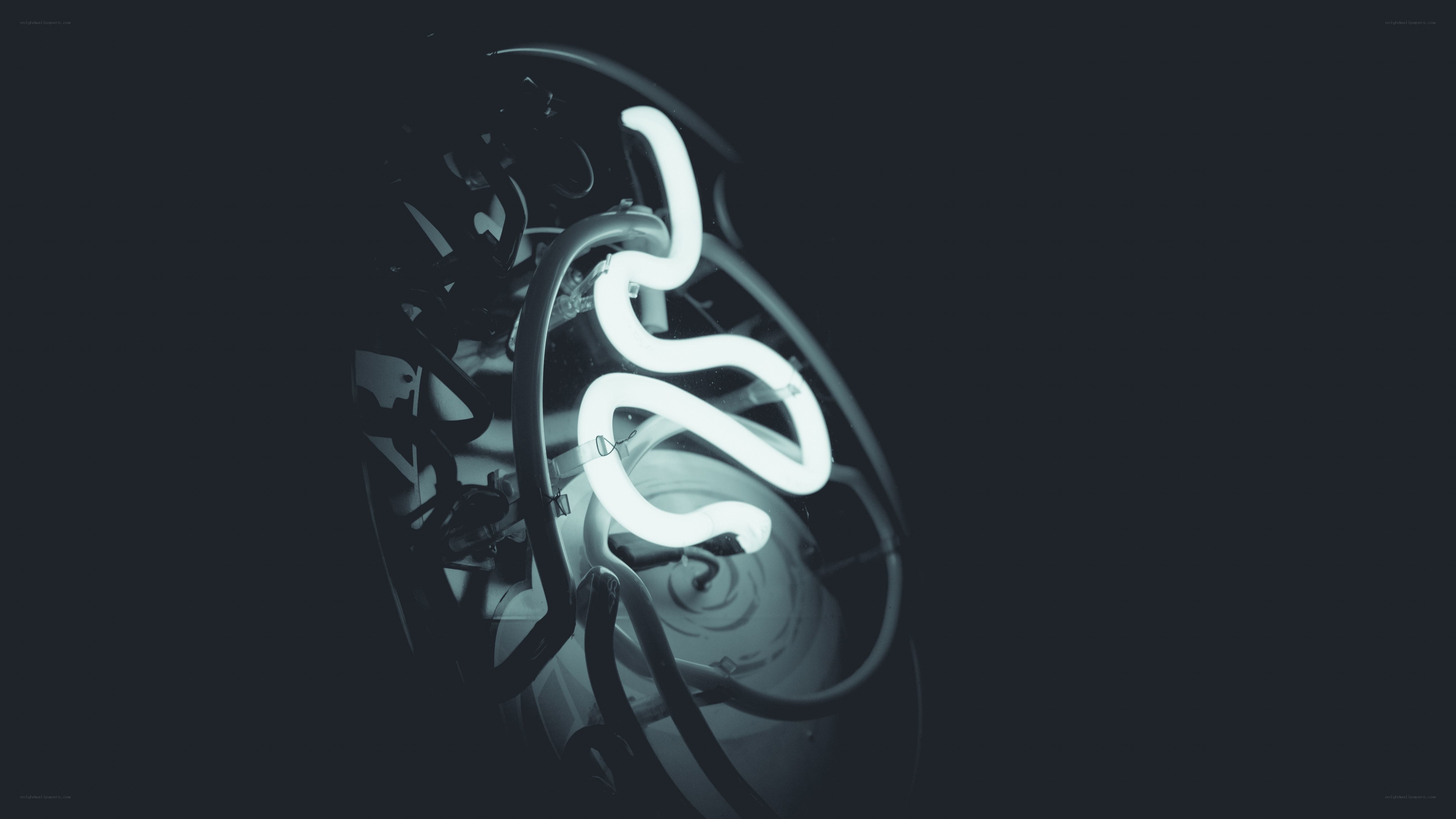 neon light sculpture