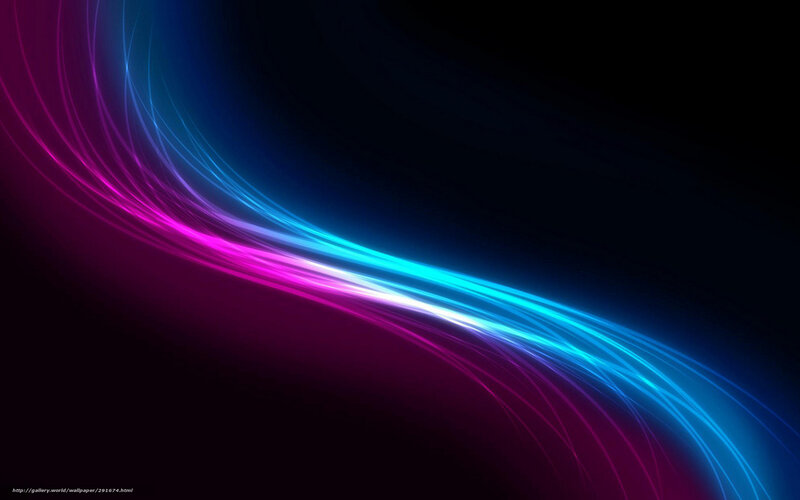 Neon Light Streaks — Blue, Dynamic, Abstract