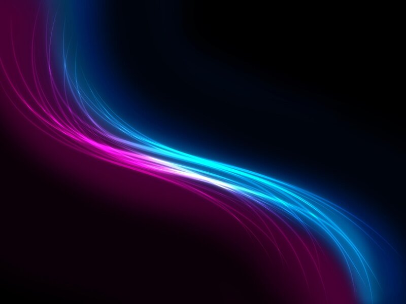 Neon Light Streaks — Blue, Dynamic