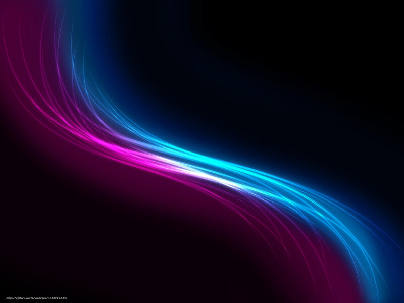 Neon Light Streaks — Blue