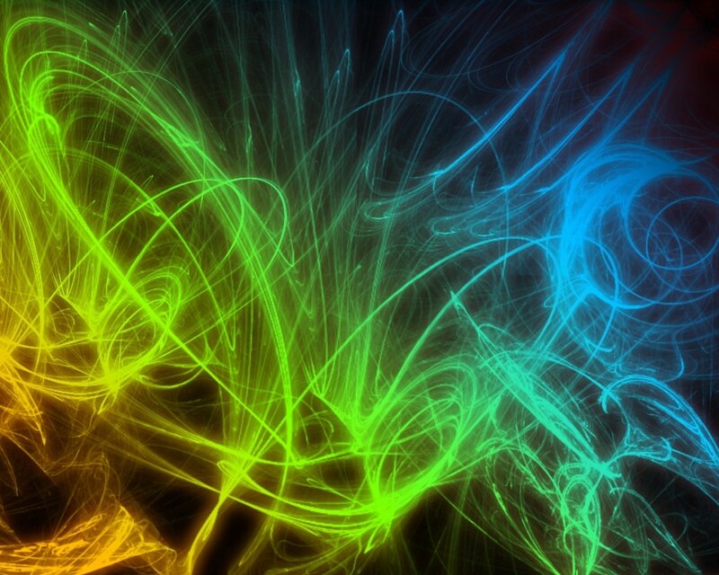 Neon Light Streaks — Green, Energetic