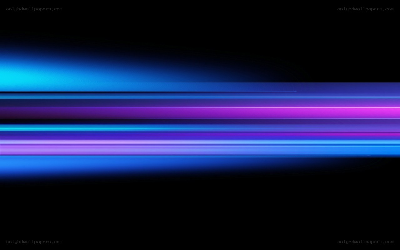 neon light streaks on black