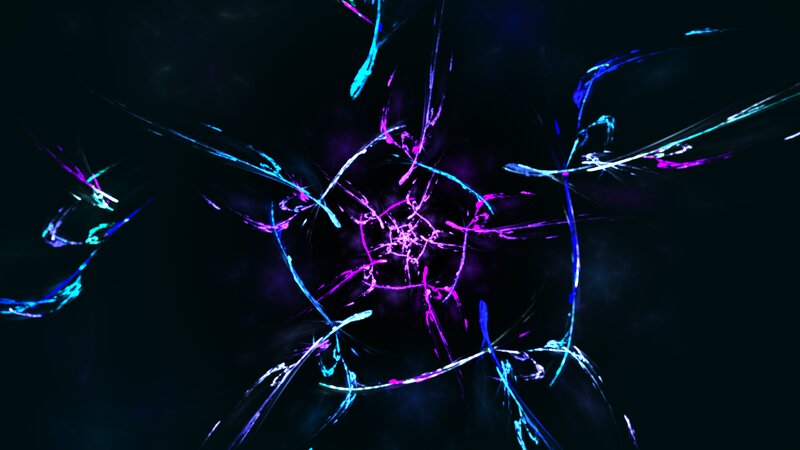 Neon Light Streaks — Purple, Energetic