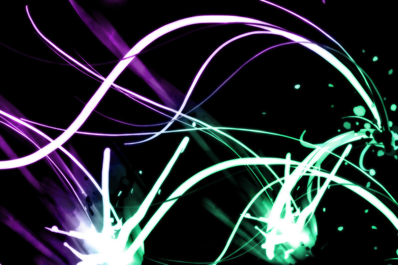 Neon Light Streaks — Purple