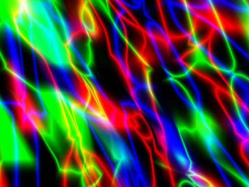 Neon Light Streaks — Red