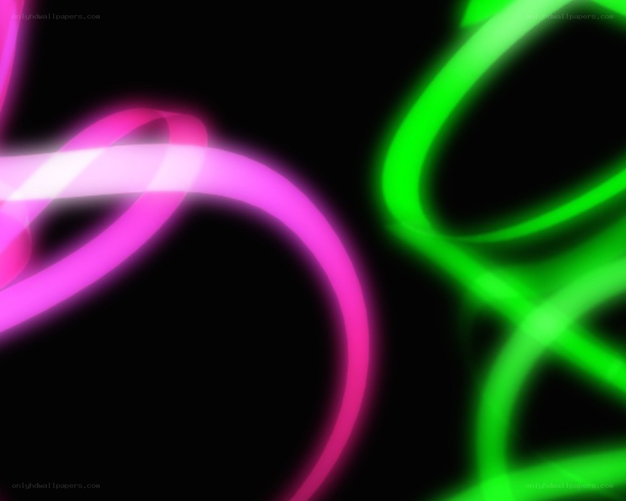 neon light swirls