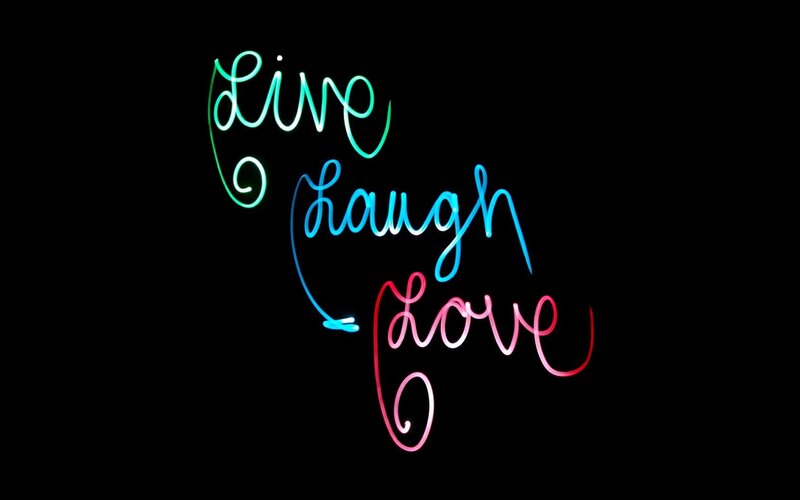 Neon Light Text