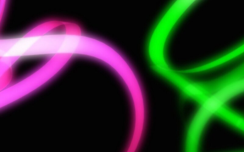 neon light trails abstract