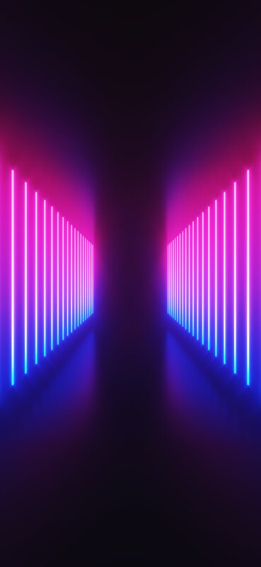 Neon Light Tunnel