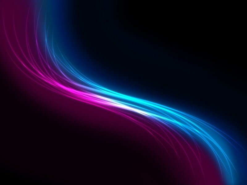 neon light wave abstract