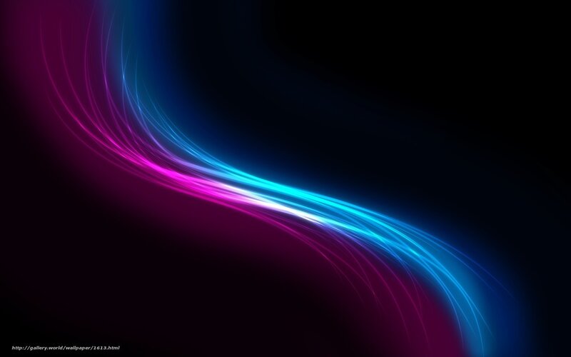 Neon light wave abstract