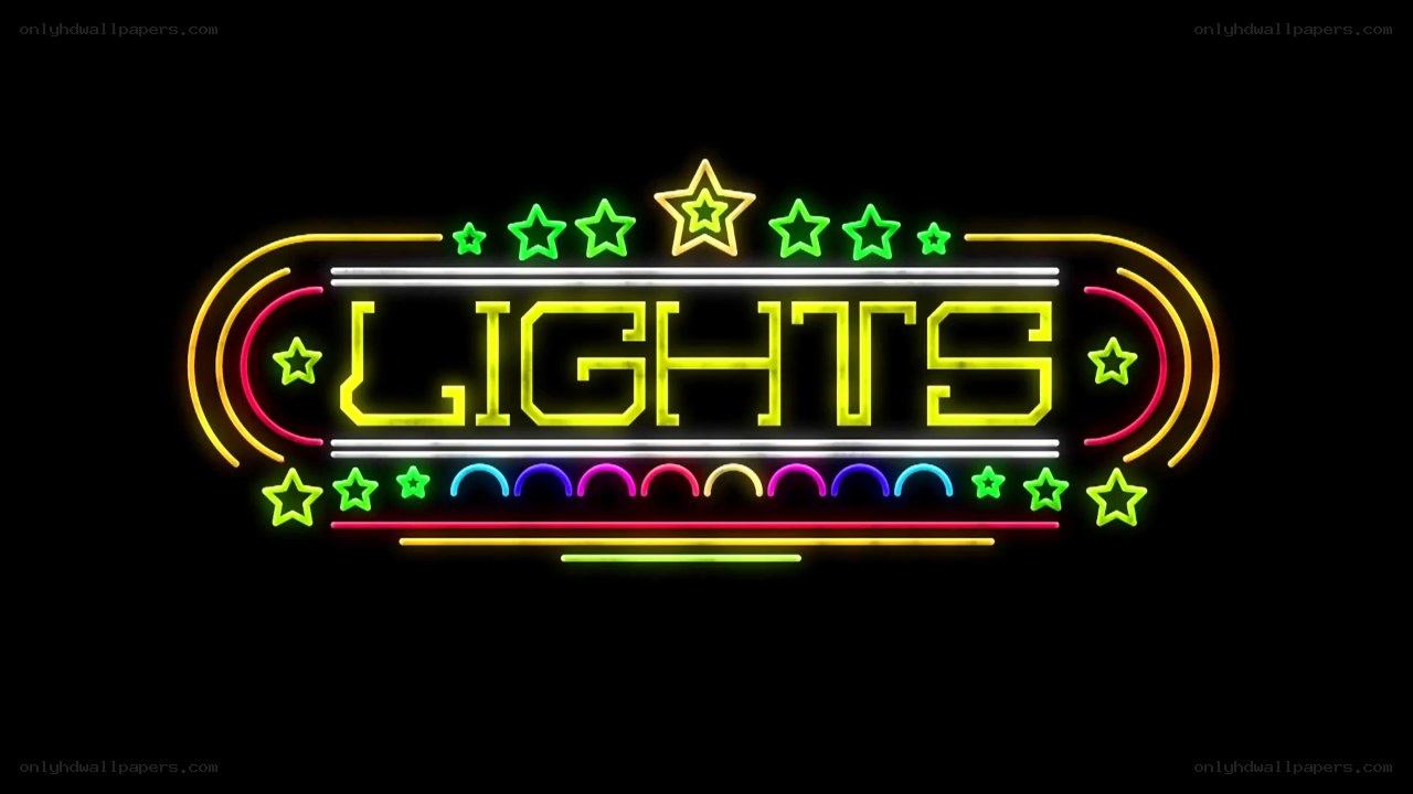 neon lights logo