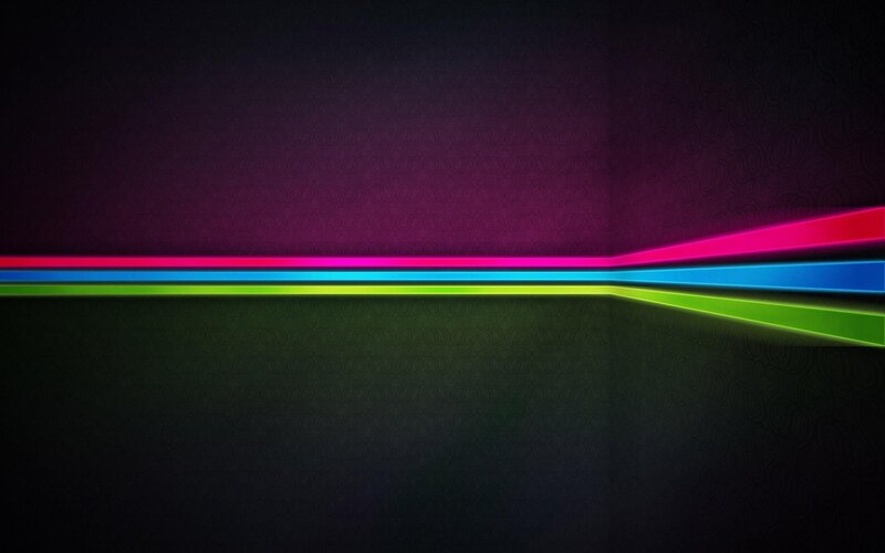 Neon Lines in Corner