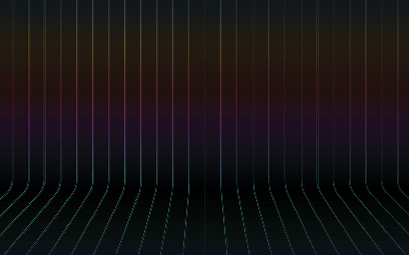 neon lines on dark background