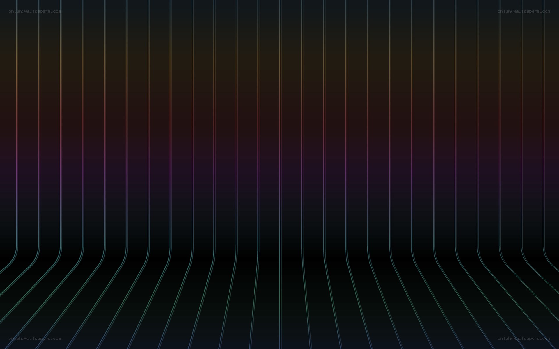 neon lines on dark background