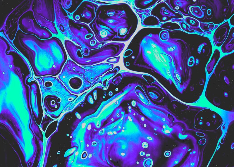 Neon Liquid Patterns