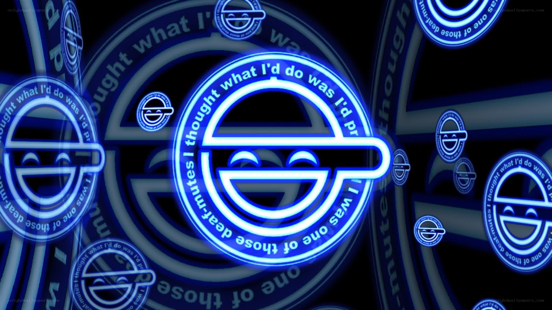 neon logo pattern