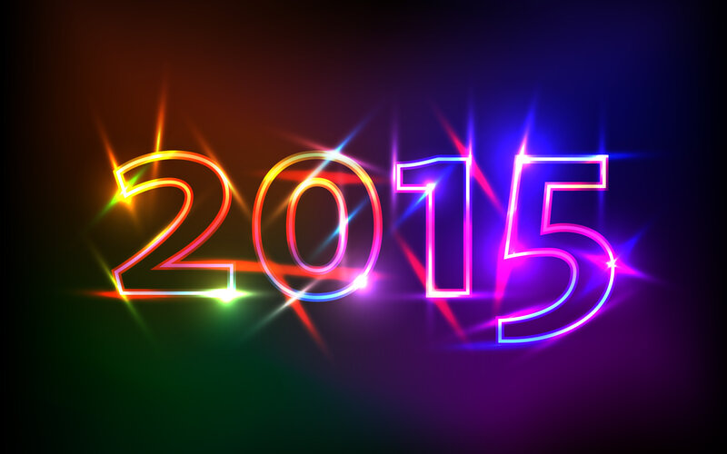 Neon Numbers 2015 — Purple