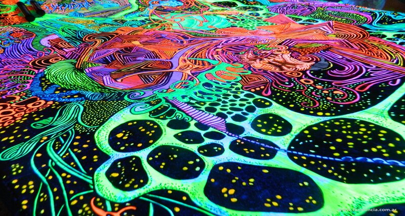 Neon Patterned Fabric