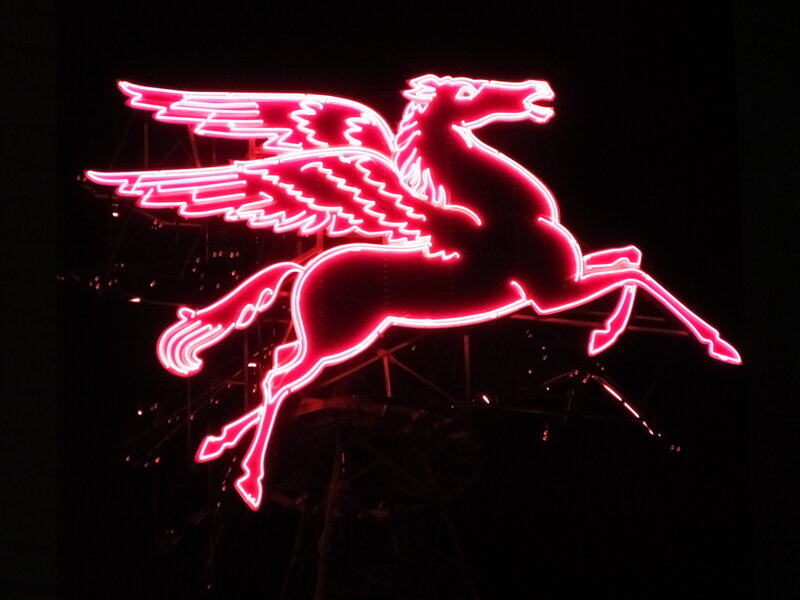 Neon Pegasus Sign