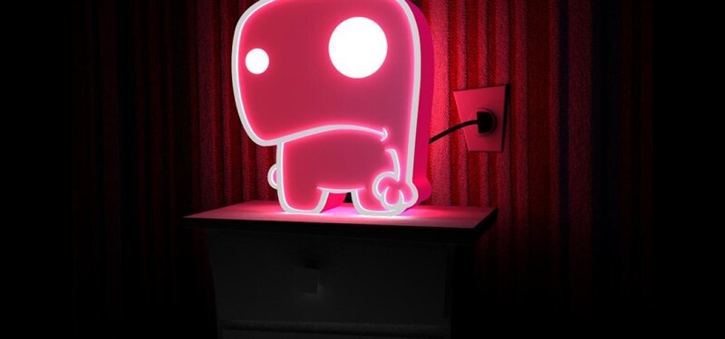 Neon Pink Character