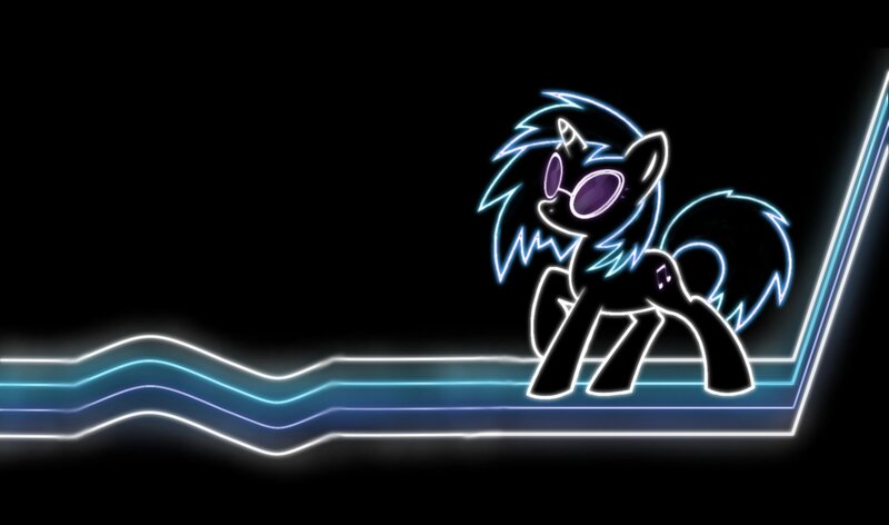 neon pony character